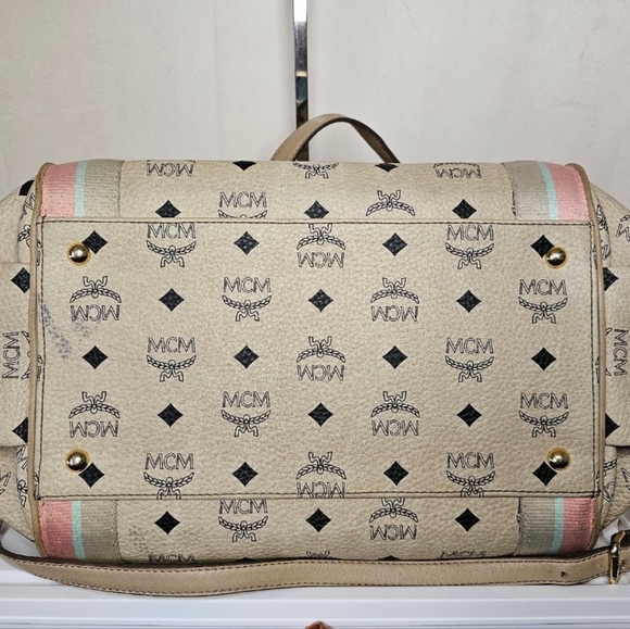 ✨️💕 MCM beige  2 WAY TOTE  shoulder BAG ✨️💕 - Picture 3 of 12